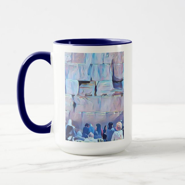 Women at the Western Wall Jerusalem Mug (Left)