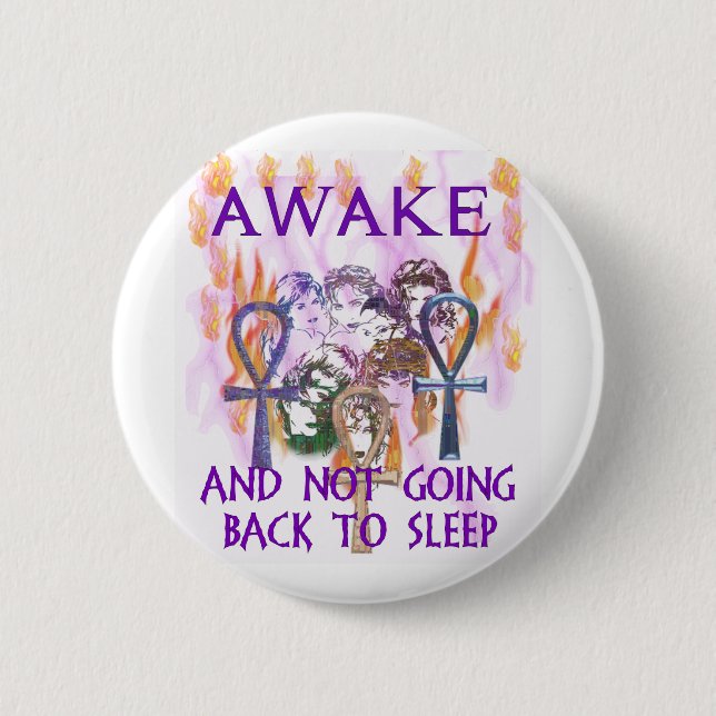 Women Awake Button (Front)