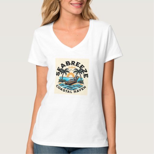 women basic beach  T_Shirt