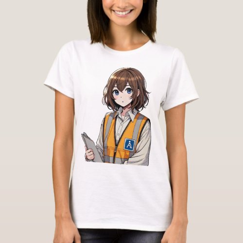 Women Basic T_shirt _ inspired by manga safety