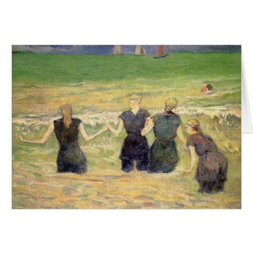 Women Bathing Dieppe by Paul Gauguin