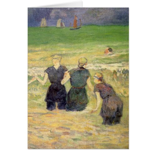 Women Bathing Dieppe by Paul Gauguin