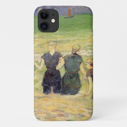 Women Bathing Dieppe by Paul Gauguin iPhone 11 Case