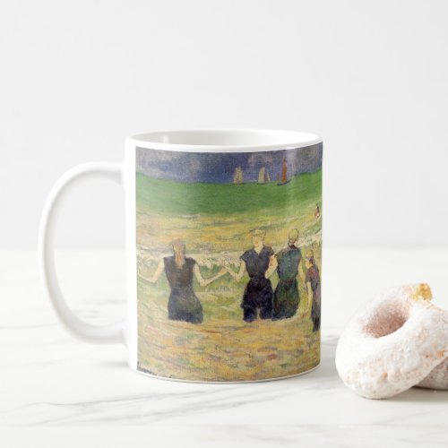 Women Bathing Dieppe by Paul Gauguin Coffee Mug