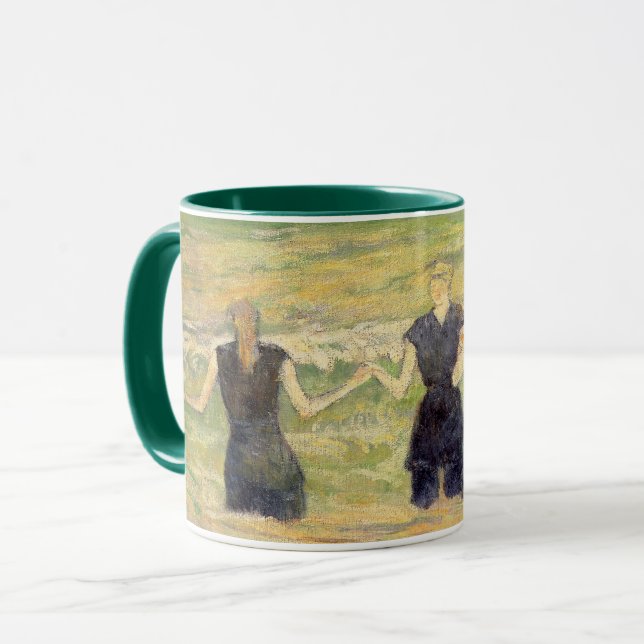 Women Bathing Dieppe by Paul Gauguin Mug (Front Left)