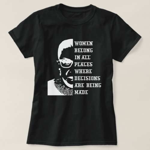 Women Belong Womens History Month T_Shirt