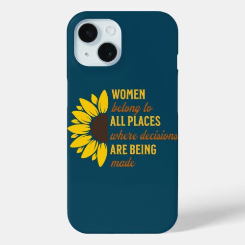 Women belongs to all places iPhone  iPad case