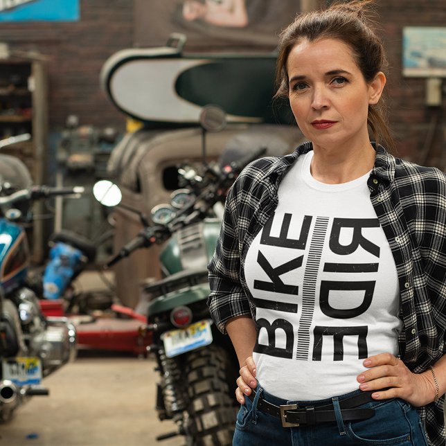 Women Biker T-Shirt (Creator Uploaded)