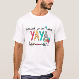 Women Blessed To Be Called Yaya Happy Mother's Day T-Shirt