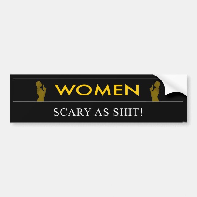 Women Bumper Sticker (Front)