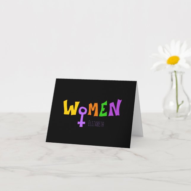 Women Card (Small Plant)