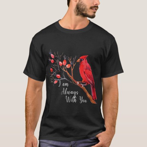 Women Cardinal Birds I_m Always With You Sweet Re T_Shirt