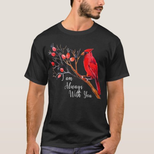 Women Cardinal Birds Im Always With You Sweet Red  T_Shirt