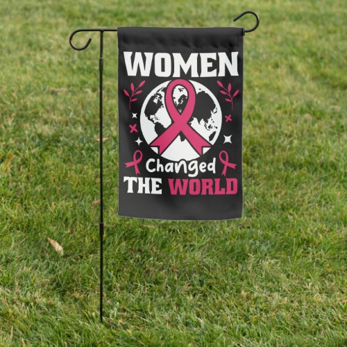 Women Changed The World Feminist Garden Flag