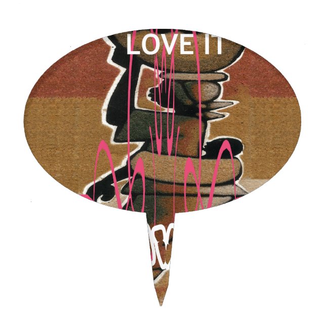 Women & children Life is not fair; get used to it. Cake Topper (Front)