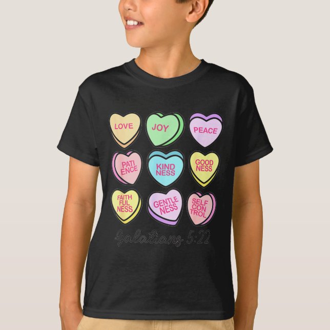 Women Christian Valentine Galatians Conversation H T-Shirt (Front)