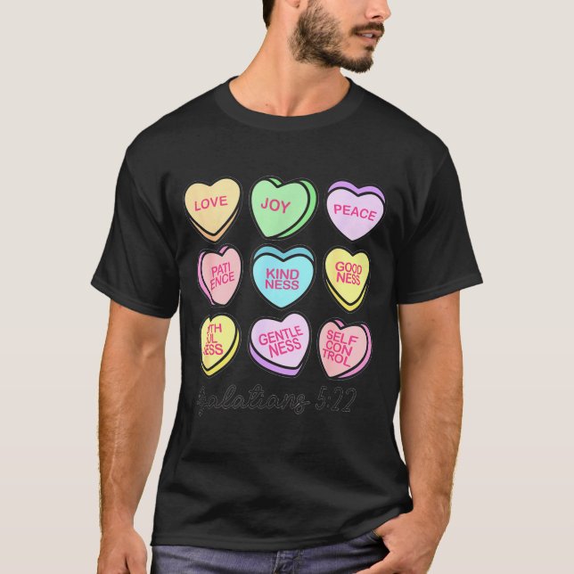 Women Christian Valentine Galatians Conversation H T-Shirt (Front)
