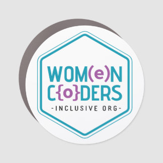 Women Coders IO Car Magnet