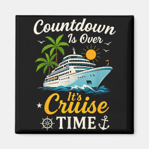 Women Countdown Cruise Time Cruise Ship Magnet