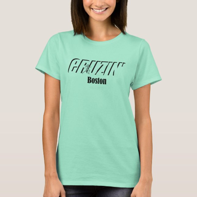 Women Cruzin Boston T-Shirt (Front)