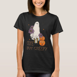 Women Cute Fall Halloween Spooky Pumpkin Spice Vib T-Shirt