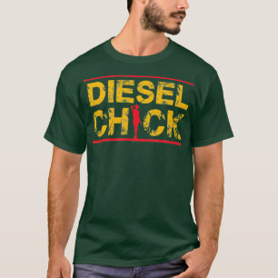 Women Diesel Chick Truck Driver Petrolhead T-Shirt
