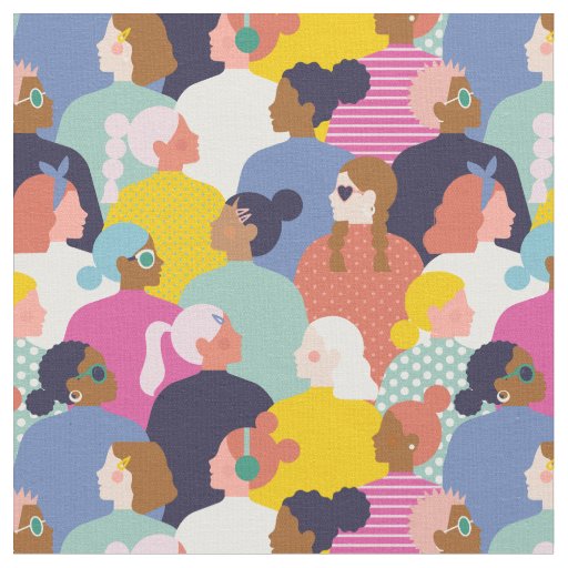 Women Diversity - Women of Various Race Fabric
