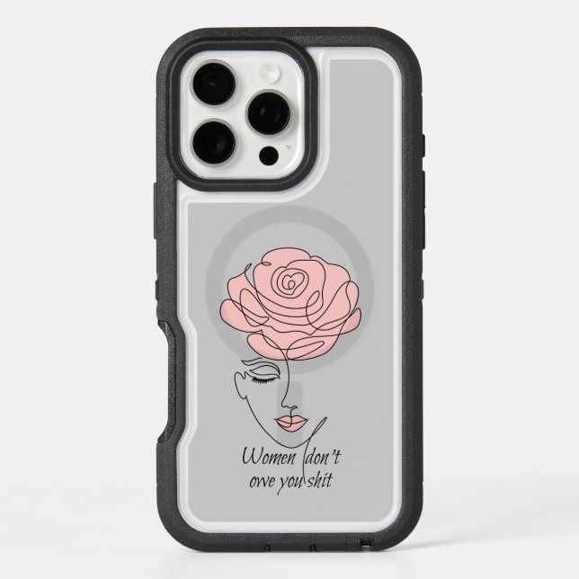 Women Don't Owe You iPhone Case (Back)