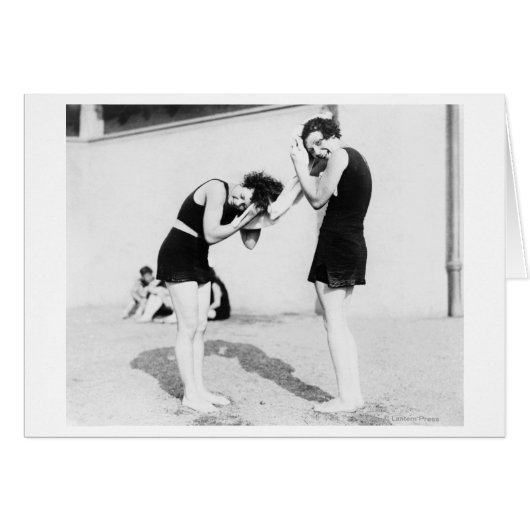 Women Drying their Hair at the Beach (Front Horizontal)