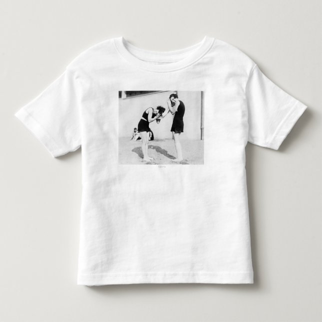 Women Drying their Hair at the Beach Toddler T-shirt (Front)