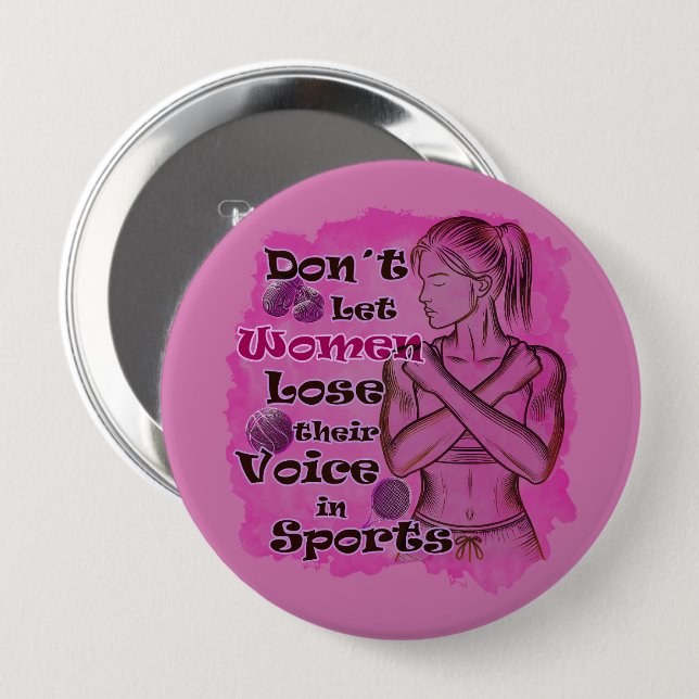 Women empowerment. Women speak for themselves Button (Front & Back)