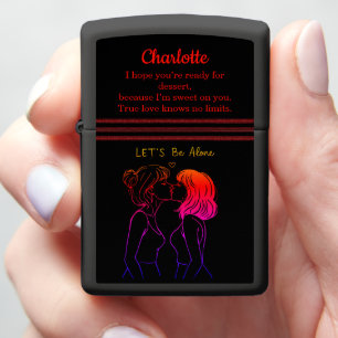 Women enjoying a joyful together zippo lighter