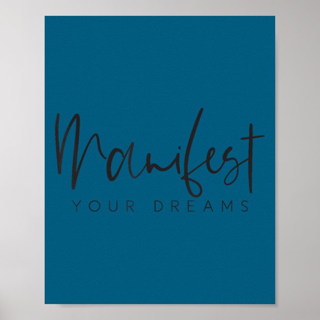 Women Entrepreneur Manifest Your Dreams Trendy Top Poster (Front)