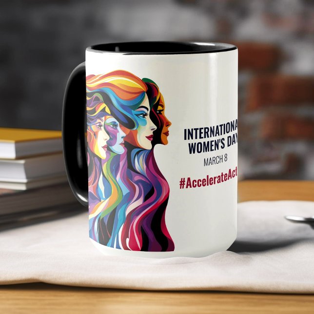 Women Faces Art | International Women's Day | IWD Mug (Women Faces Art | International Women's Day | IWD Mug)