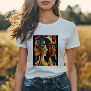 Women Faces International Women's Day  T-Shirt