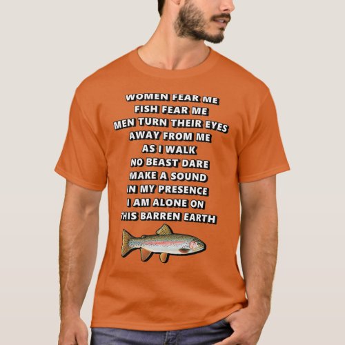 Women Fear Me Fish Fear Me T_Shirt