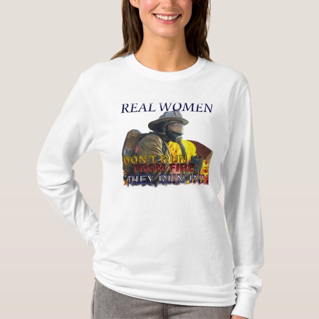 Women FireFighter Longsleeve Shirt (Front)