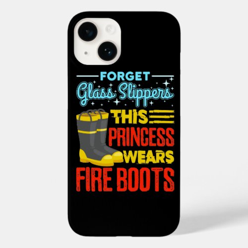 Women Firefighter This Princess Wears Fire Boots Case_Mate iPhone 14 Case