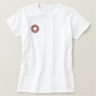 Women Firefighters Embroidered Shirt