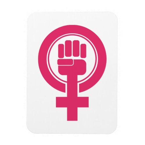 Women Fist Resist Symbol Magnet