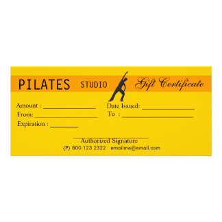 Women Fitness Pilates Gift Certificate Giveaways