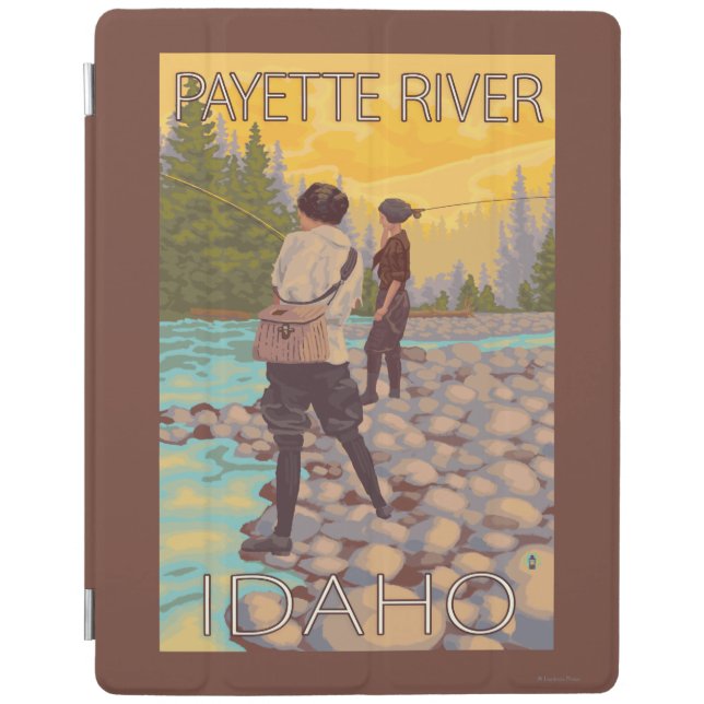 Women Fly Fishing - Payette River, Idaho iPad Smart Cover (Front)