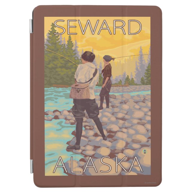 Women Fly Fishing - Seward, Alaska iPad Air Cover (Front)