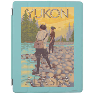 Women Fly Fishing - Yukon, Alaska iPad Smart Cover