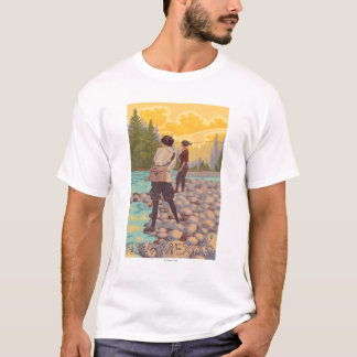 Women Fly FishingNew Mexico T-Shirt