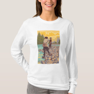 Women Fly FishingNew Mexico T-Shirt