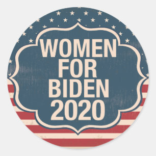 Women for Biden 2020 Classic Round Sticker