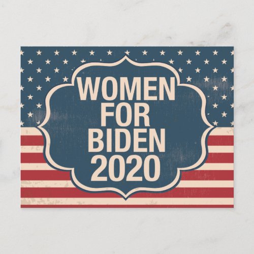 Women for Biden 2020 Postcard