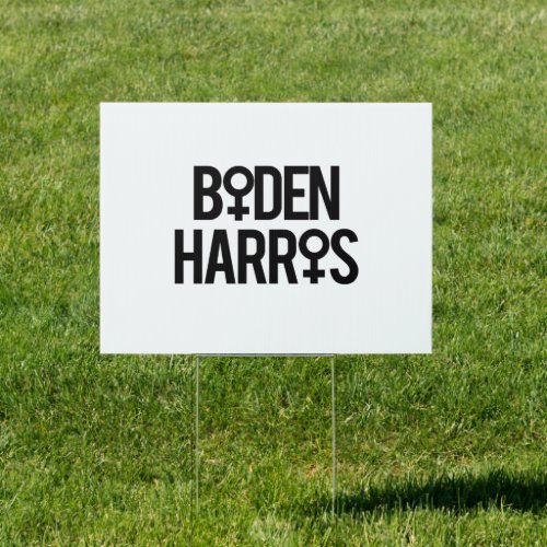Women for BIDEN HARRIS Sign