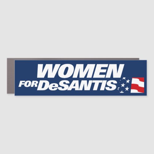 Women For DeSantis 2024 Bumper Car Magnet